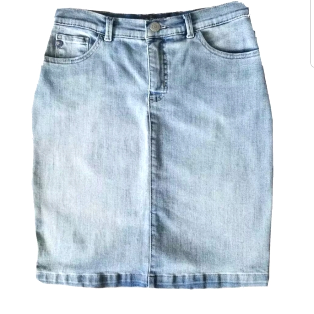 Lee Platinum Label Jean Skirt Stretch sz 4 / 6